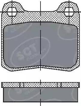 SCT-MANNOL SP 200 PR - Kit de plaquettes de frein, frein à disque cwaw.fr