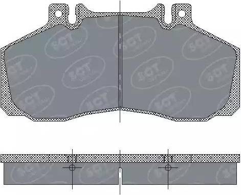 SCT-MANNOL SP 230 PR - Kit de plaquettes de frein, frein à disque cwaw.fr