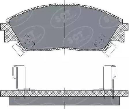 SCT-MANNOL SP 238 PR - Kit de plaquettes de frein, frein à disque cwaw.fr