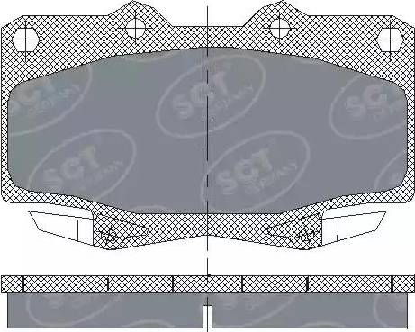 SCT-MANNOL SP 229 PR - Kit de plaquettes de frein, frein à disque cwaw.fr