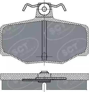 SCT-MANNOL SP 224 PR - Kit de plaquettes de frein, frein à disque cwaw.fr