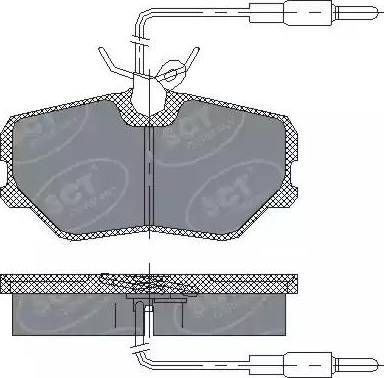 SCT-MANNOL SP 221 PR - Kit de plaquettes de frein, frein à disque cwaw.fr