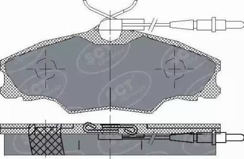 SCT-MANNOL SP 228 PR - Kit de plaquettes de frein, frein à disque cwaw.fr