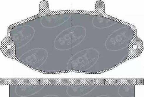 SCT-MANNOL SP 223 PR - Kit de plaquettes de frein, frein à disque cwaw.fr