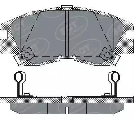 SCT-MANNOL SP 222 PR - Kit de plaquettes de frein, frein à disque cwaw.fr