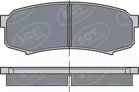 SCT-MANNOL SP 279 PR - Kit de plaquettes de frein, frein à disque cwaw.fr