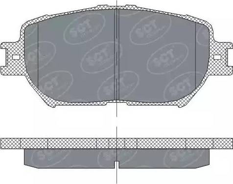 SCT-MANNOL SP 275 PR - Kit de plaquettes de frein, frein à disque cwaw.fr