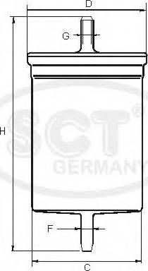 SCT-MANNOL ST 6128 - Filtre à carburant cwaw.fr