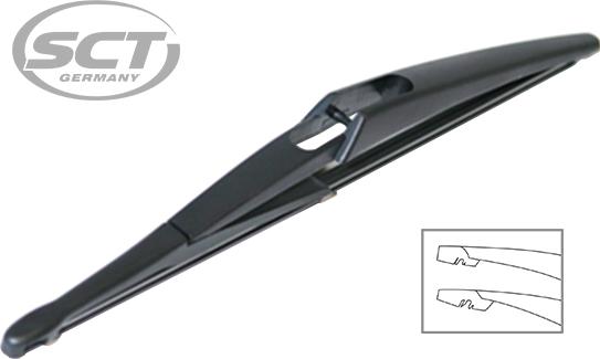 SCT-MANNOL 9484 REAR WIPER - Balai d'essuie-glace cwaw.fr