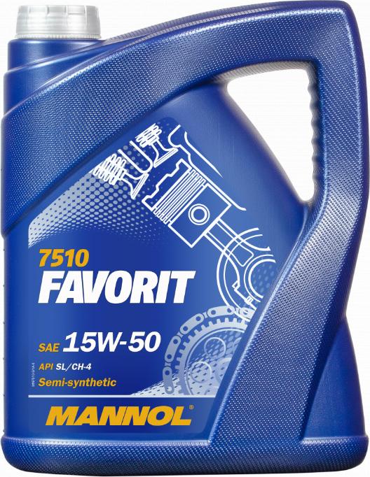 SCT-MANNOL Favorit 15W-50 - Huile moteur cwaw.fr