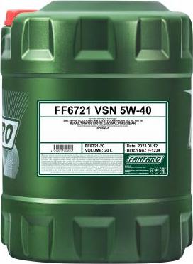 SCT-MANNOL FF6721 - Huile moteur cwaw.fr