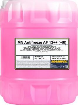 SCT-MANNOL MN4015-20 - Antigel cwaw.fr