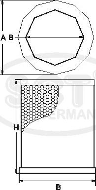 SCT-MANNOL SB 651 - Filtre à air cwaw.fr