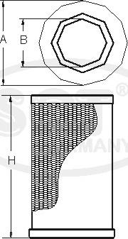 SCT-MANNOL SB 2141 - Filtre à air cwaw.fr