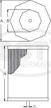 SCT-MANNOL SB 2056 - Filtre à air cwaw.fr