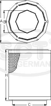 SCT-MANNOL SB 3147 - Filtre à air cwaw.fr