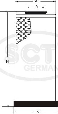 SCT-MANNOL SB 3135 - Filtre à air cwaw.fr