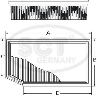 SCT-MANNOL SB 2386 - Filtre à air cwaw.fr