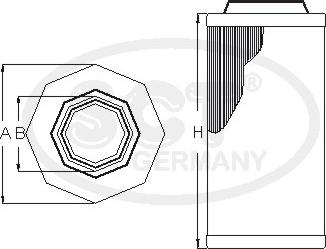 SCT-MANNOL SB 2110 - Filtre à air cwaw.fr