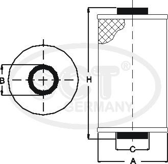 SCT-MANNOL SH 451 - Filtre à huile cwaw.fr