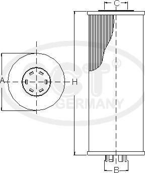 SCT-MANNOL SH 4044 P - Filtre à huile cwaw.fr