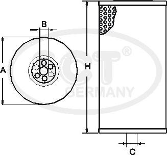 SCT-MANNOL SC 7029 - Filtre à carburant cwaw.fr