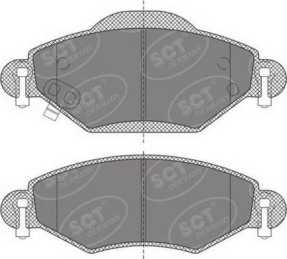 SCT-MANNOL SP 499 PR - Kit de plaquettes de frein, frein à disque cwaw.fr