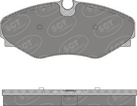 SCT-MANNOL SP 495 PR - Kit de plaquettes de frein, frein à disque cwaw.fr