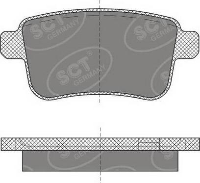 SCT-MANNOL SP 491 PR - Kit de plaquettes de frein, frein à disque cwaw.fr