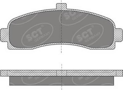 SCT-MANNOL SP 498 PR - Kit de plaquettes de frein, frein à disque cwaw.fr