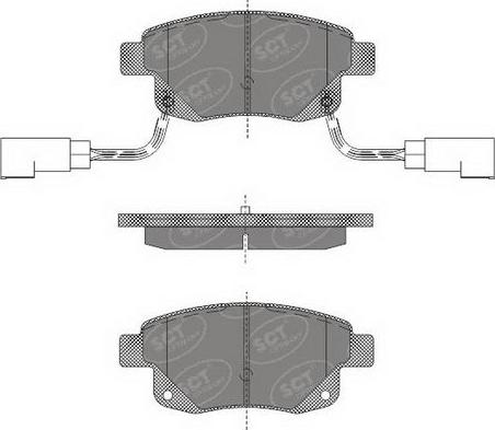 SCT-MANNOL SP 492 PR - Kit de plaquettes de frein, frein à disque cwaw.fr