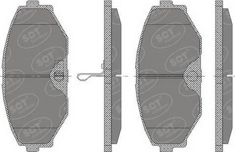 SCT-MANNOL SP 440 PR - Kit de plaquettes de frein, frein à disque cwaw.fr