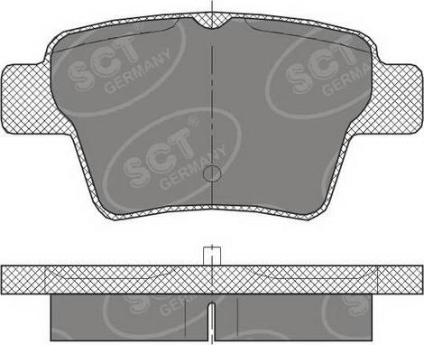 SCT-MANNOL SP 456 PR - Kit de plaquettes de frein, frein à disque cwaw.fr