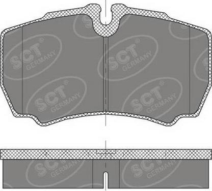 SCT-MANNOL SP 452 PR - Kit de plaquettes de frein, frein à disque cwaw.fr