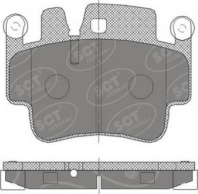 SCT-MANNOL SP 461 PR - Kit de plaquettes de frein, frein à disque cwaw.fr