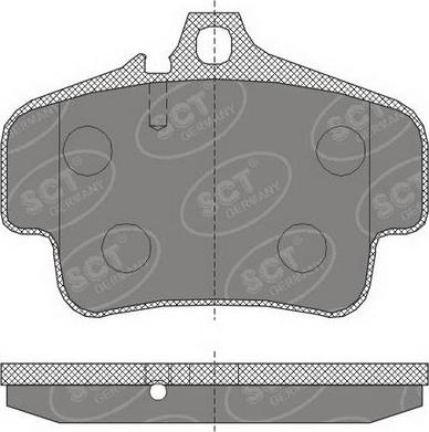 SCT-MANNOL SP 462 PR - Kit de plaquettes de frein, frein à disque cwaw.fr