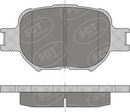 SCT-MANNOL SP 467 PR - Kit de plaquettes de frein, frein à disque cwaw.fr