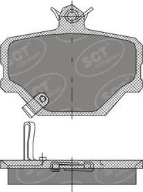 SCT-MANNOL SP 405 PR - Kit de plaquettes de frein, frein à disque cwaw.fr