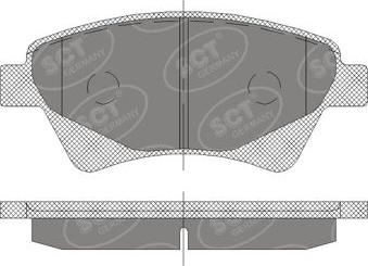 SCT-MANNOL SP 408 PR - Kit de plaquettes de frein, frein à disque cwaw.fr