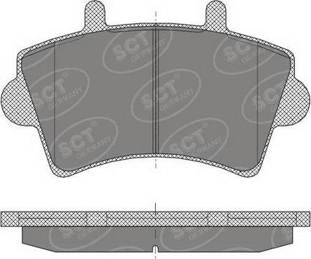 SCT-MANNOL SP 419 PR - Kit de plaquettes de frein, frein à disque cwaw.fr