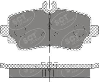 SCT-MANNOL SP 411 PR - Kit de plaquettes de frein, frein à disque cwaw.fr