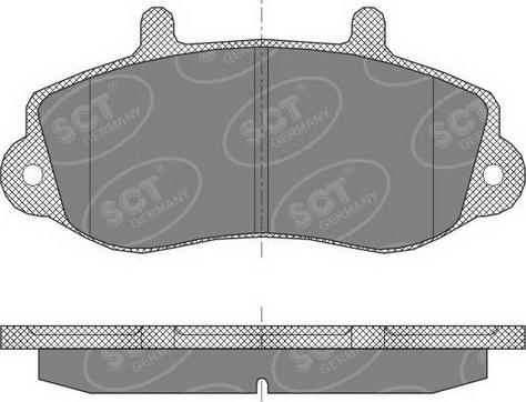 SCT-MANNOL SP 418 PR - Kit de plaquettes de frein, frein à disque cwaw.fr