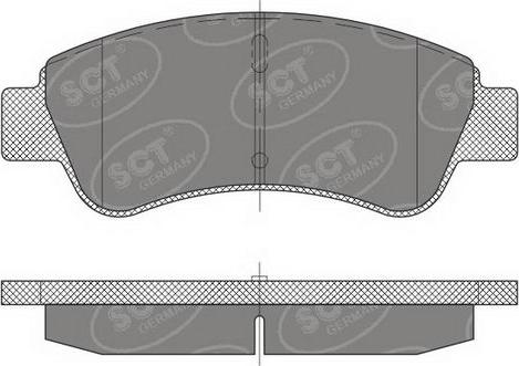 SCT-MANNOL SP 488 PR - Kit de plaquettes de frein, frein à disque cwaw.fr