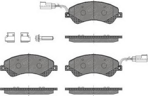 SCT-MANNOL SP 436 PR - Kit de plaquettes de frein, frein à disque cwaw.fr