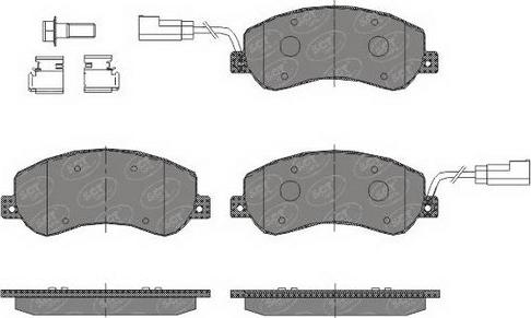 SCT-MANNOL SP 437 PR - Kit de plaquettes de frein, frein à disque cwaw.fr