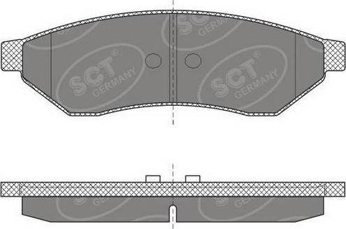 SCT-MANNOL SP 645 PR - Kit de plaquettes de frein, frein à disque cwaw.fr