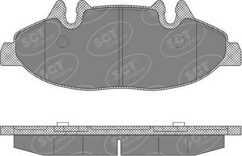 SCT-MANNOL SP 640 PR - Kit de plaquettes de frein, frein à disque cwaw.fr