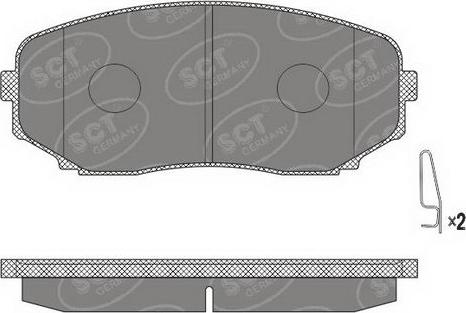 SCT-MANNOL SP 641 PR - Kit de plaquettes de frein, frein à disque cwaw.fr