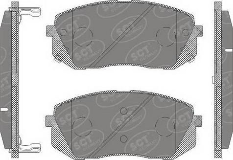 SCT-MANNOL SP 650 PR - Kit de plaquettes de frein, frein à disque cwaw.fr