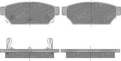 SCT-MANNOL SP 652 PR - Kit de plaquettes de frein, frein à disque cwaw.fr